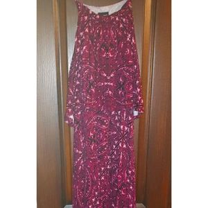 Torrid Paisley Style Print Maxi with Ruffle